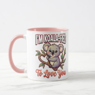 Caneca Lindo Coala de São Valentim – Estou Coala-izado pa