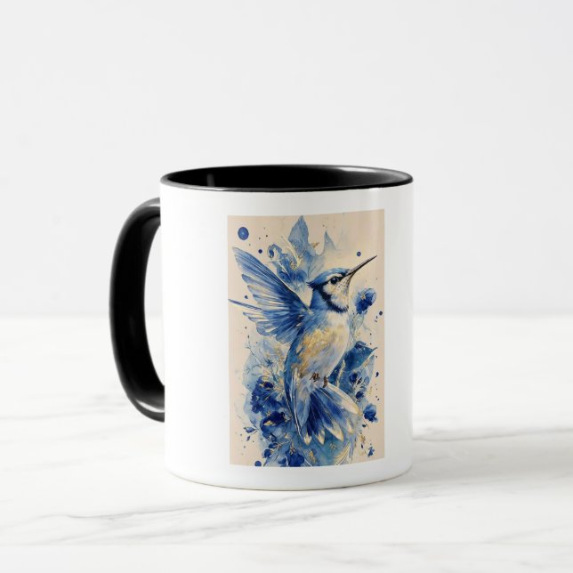 Caneca Lindo pássaro azul (Frente Esquerda)