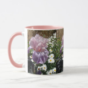 Caneca Lindo Púrpura Íris Flor Foto Flor Mug
