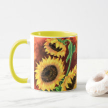 Lindos Três Girassóis - Pintura Migra -