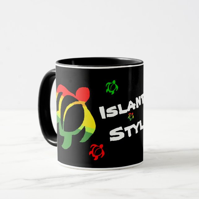 Caneca LineA Island Style Honu Rasta (Frente Esquerda)
