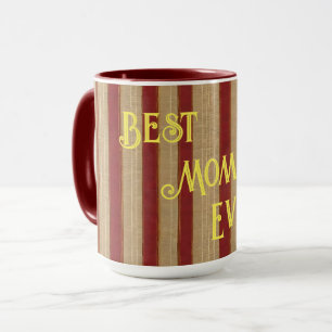 Caneca Linen Luxury Trendy Burgundy Coleção Dourada