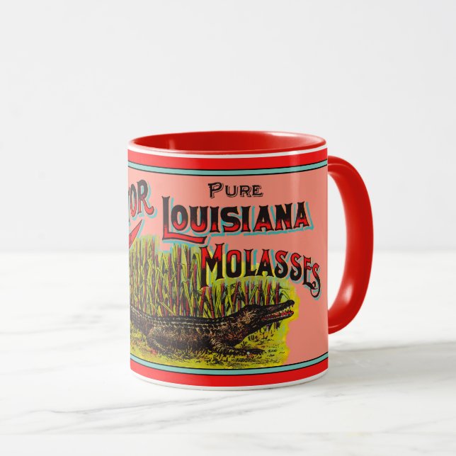 Caneca Linguagem de etiqueta de molusas de jacaré ativada (Frente Esquerda)