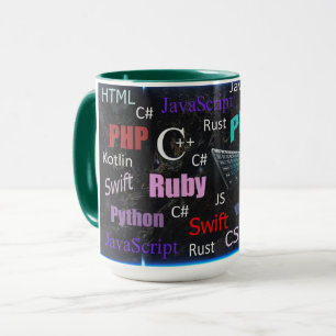 Caneca Linguagens de programação