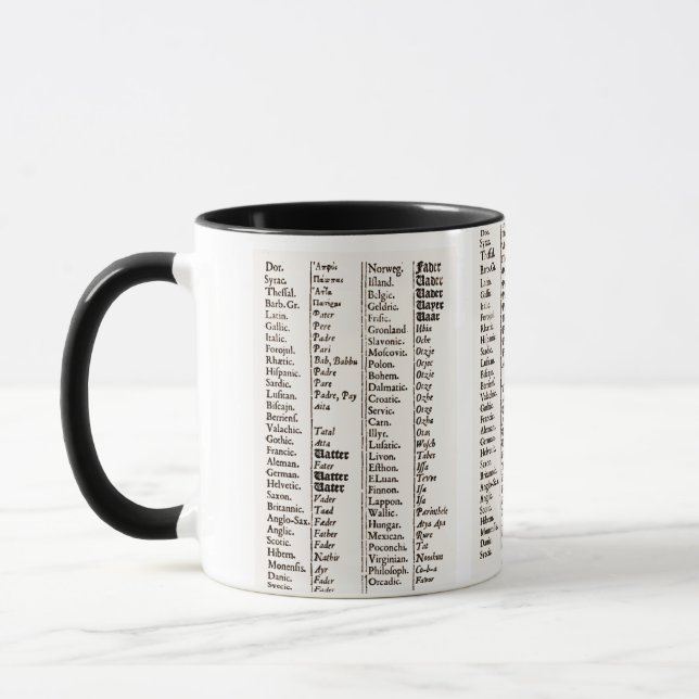 Caneca Línguas Antigas (Esquerda)