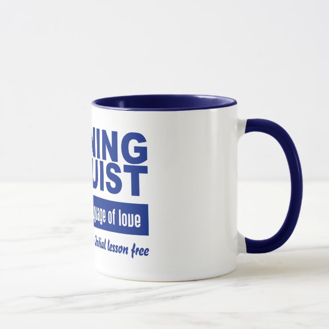 Caneca Linguista de Cunhagem - escolha estilo, cor (Direita)