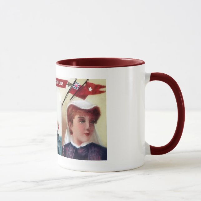 Caneca Linha branca da estrela (Direita)