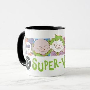 Caneca Linha de Desenhos Animados dos Super-Vilões da DC