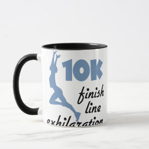 Caneca Linha de Término Azul de 10.000