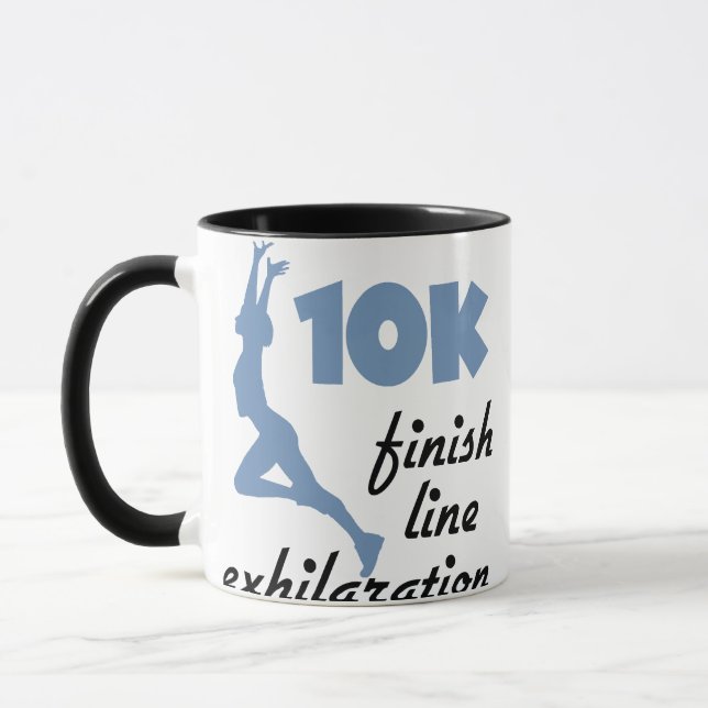 Caneca Linha de Término Azul de 10.000 (Esquerda)