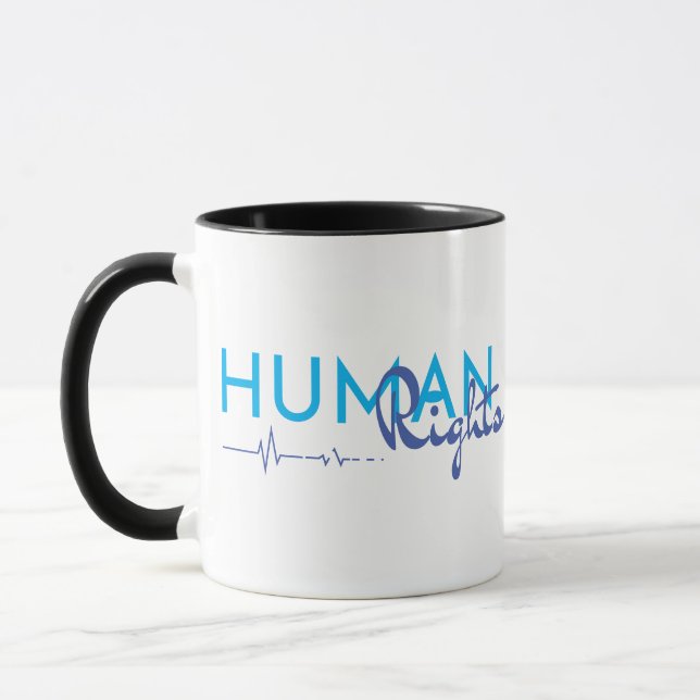 Caneca Linha de vida dos direitos humanos (Esquerda)