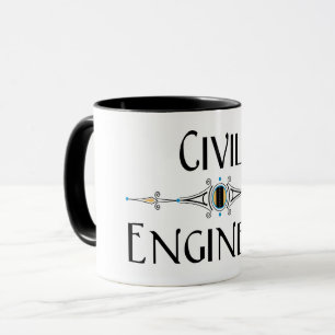 Caneca Linha Decorativa do Engenheiro Civil