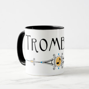Caneca Linha Decorativa Trombone