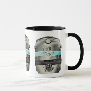 Caneca Linhas de estrada de ferro diesel da leitura # 907