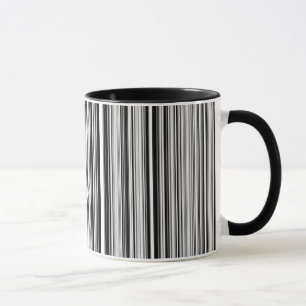 Caneca Linhas preto e branco