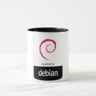 Caneca Linux - Powered by Debian Mug