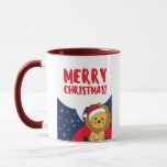 Caneca Lion Christmas Snow Winter Animals Lions<br><div class="desc">The lion for Christmas greeting card. Funny animals with gifts and snow for the holidays. Also funny for christmas in July. Lions are cute animals and perfect for Christmas.</div>