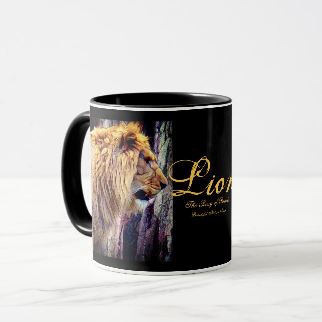 Caneca Lion [Combo Mug] (Frente Esquerda)