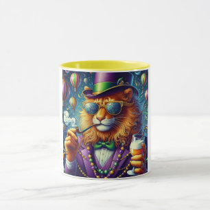 Caneca Lion/Louisiana Mardi Gras