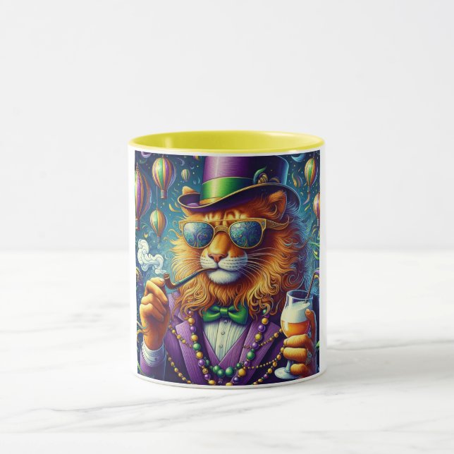 Caneca Lion/Louisiana Mardi Gras (Centro)