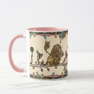 Caneca Lion Violinista MÚSICA BESTIAL MEDIEVAL,