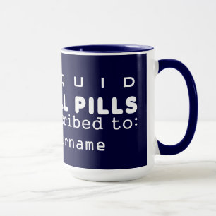 Caneca LÍQUIDOS PILLS - escolha estilo