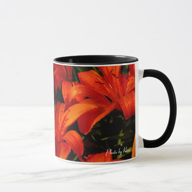 Caneca Lírios de tigre da borboleta n (Direita)