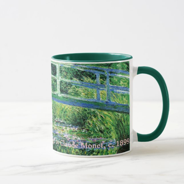 Caneca Lírios e Ponte Japonesa, Claude Monet (Direita)