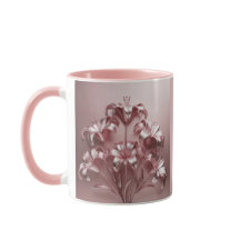 Lírios Rosa, Lilas Rosa, Mug Combo