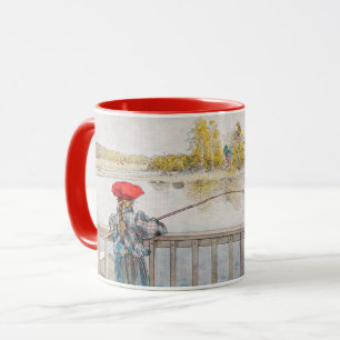 Caneca Lisbet Fisheries de Carl Larsson, Vintage Fine Art