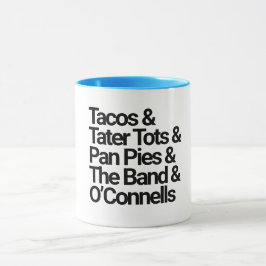 Caneca Lista Moderna de Coisas Favoritas|