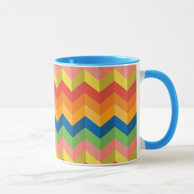 Caneca listra ziguezague (Direita)