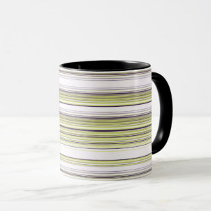 Caneca  Listras horizontais azuis e azuis.