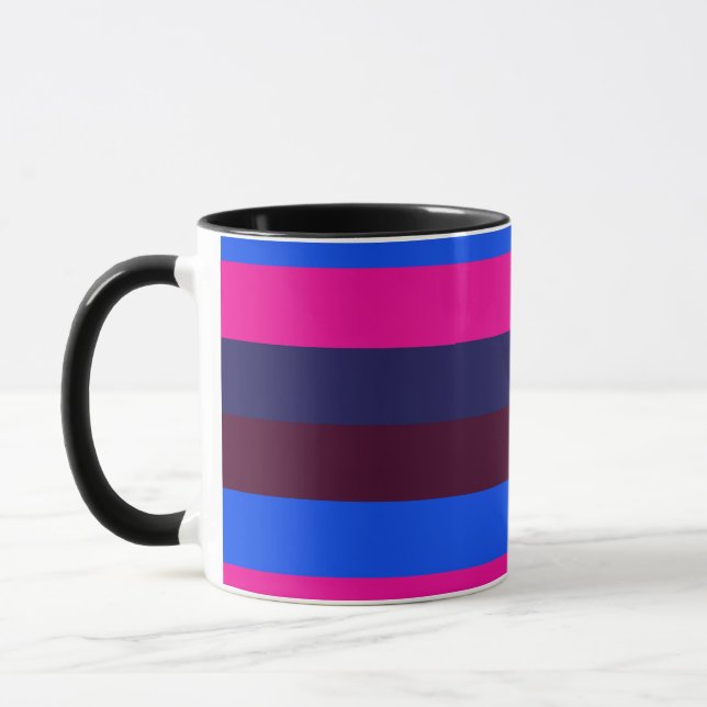 Caneca Listras neon à meia-noite (Esquerda)