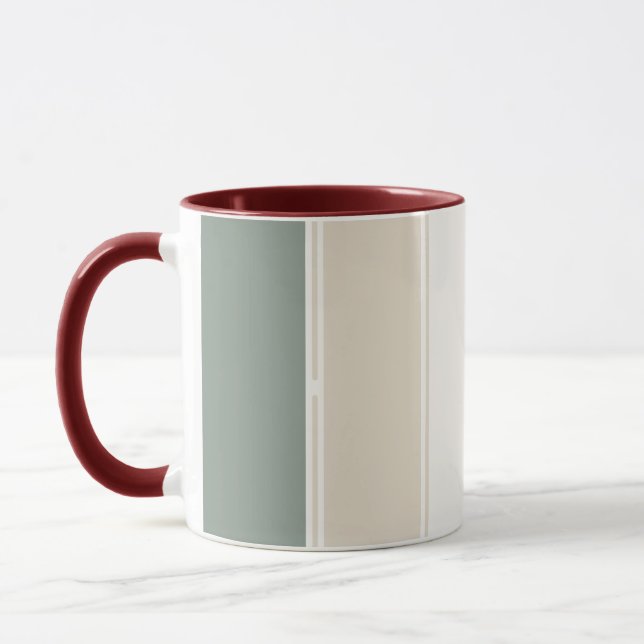Caneca Listras Pastéis Variação 2 – Simples e Elegante (Esquerda)