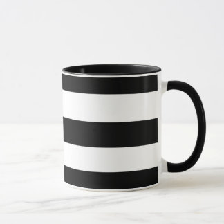 Caneca Listras preto e branco
