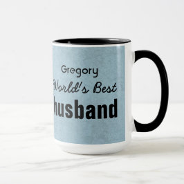 Caneca Listras verdes e pretas V01 do melhor MARIDO do