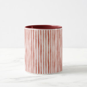 Caneca Listras Vermelhas Natal
