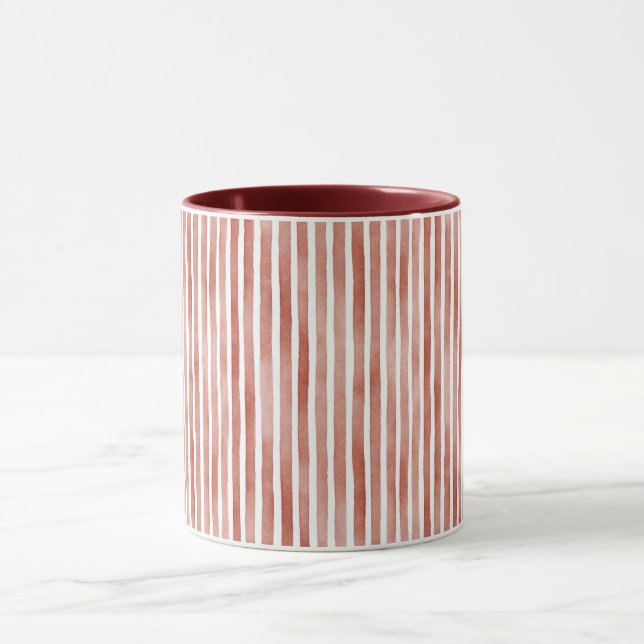 Caneca Listras Vermelhas Natal  (Centro)
