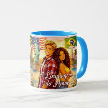 Caneca literária A linguagem do amor 