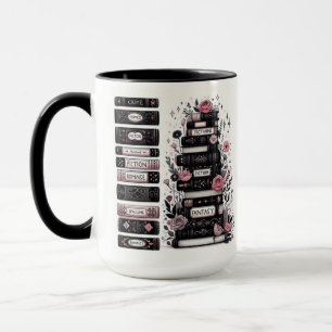 Caneca Literário Lover Cerâmica Mug, Ficha Criminosa Roma