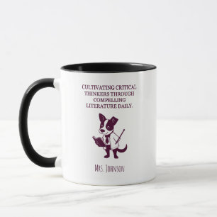 Caneca Literatura Cativante para Pensadores Críticos