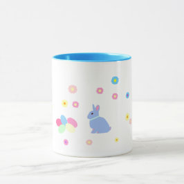 Caneca Little Blue Bunny Rabbit Kids Easter Mug