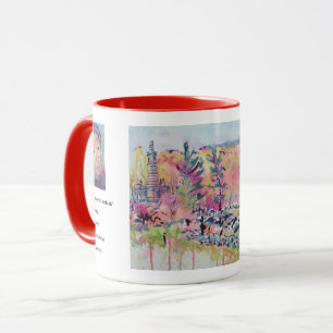 Caneca Little Roundtop Redbuds Pintura / Larry Lerew
