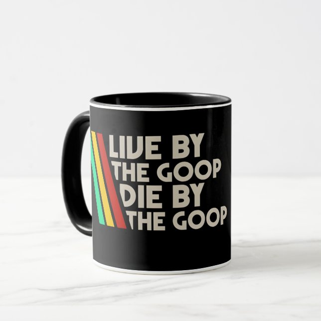 Caneca Live By The Goop Retro Gamer Coffee Mug (Frente Esquerda)