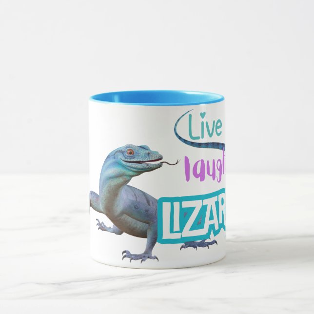 Caneca Live Laugh Lizard (Centro)