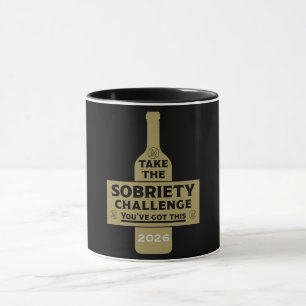 Caneca Livre de Álcool e Sobrio