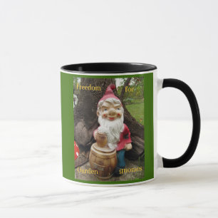 Caneca Livre os gnomos do jardim