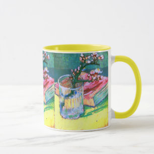 Caneca Livro de Vidro do Ramal de Amêndoa Van Gogh Fine