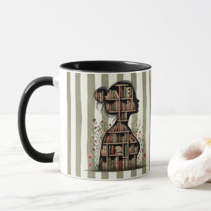 Caneca Livros Alimentam Minha Imaginação para Apaixonados